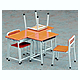 1/12 School Desk & Chair Set