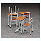 1/12 School Desk & Chair Set