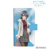 描き下ろしイラスト 桜島麻衣 冬服ver 手帳型スマホケース 対象機種 Lサイズ By アルマビアンカ ホビーリンク ジャパン